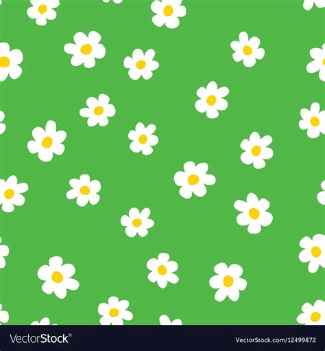 Floral patterns cartoon 1 of 6. Cartoon flowers seamless pattern Royalty Free Vector Image