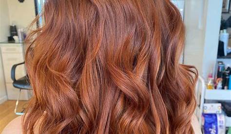 copper hair colour chart by my hairdresser in 2021 copper hair color