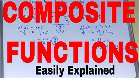 Composite Functions Questions How To Solve Composite Functions Step By Step Composite Functions