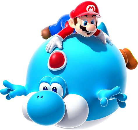 Mario And Blimp Yoshi Super Mario Galaxy 2 By Jrrenders On Deviantart