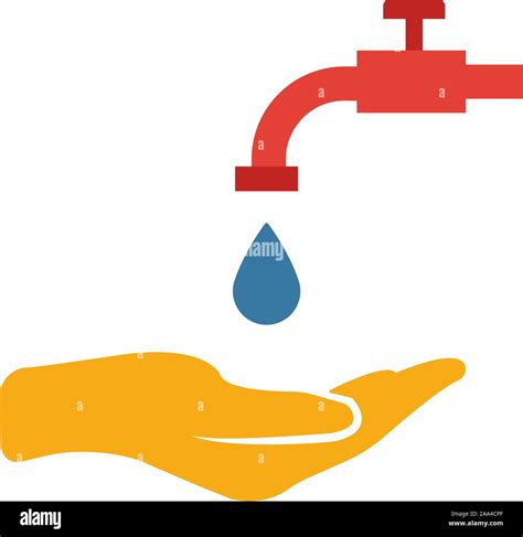 Water Saving Icon Simple Flat Element From Power And Energy Collection