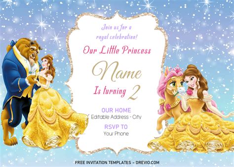 Princess Invite Template