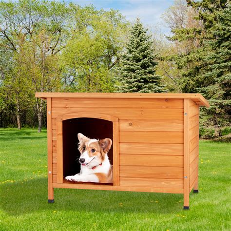 Tucker Murphy Pet™ Wooden Dog House Outdoorwaterproof And Openable