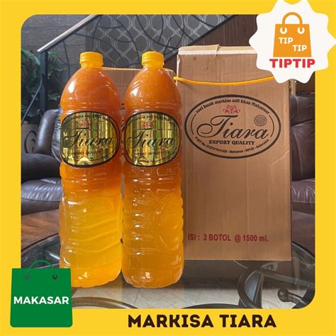 Jual Sirup Markisa Tiara Sari Buah Markisa Asli Makassar 1500ml Shopee Indonesia