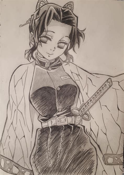 My Shinobu Drawing 💜 Rkimetsunoyaiba