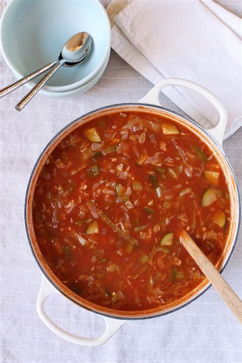 Six adults and four kids, everyone loved it. Detoxifying Cabbage Soup | The Mostly Vegan