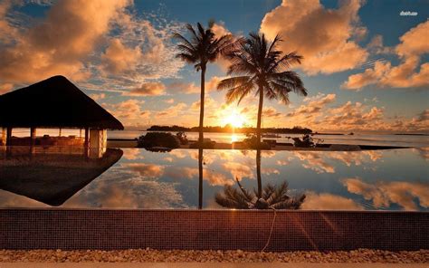 Maldives Sunrise Wallpapers Top Free Maldives Sunrise Backgrounds