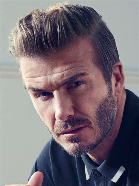 Slicked Back Undercut David Beckham