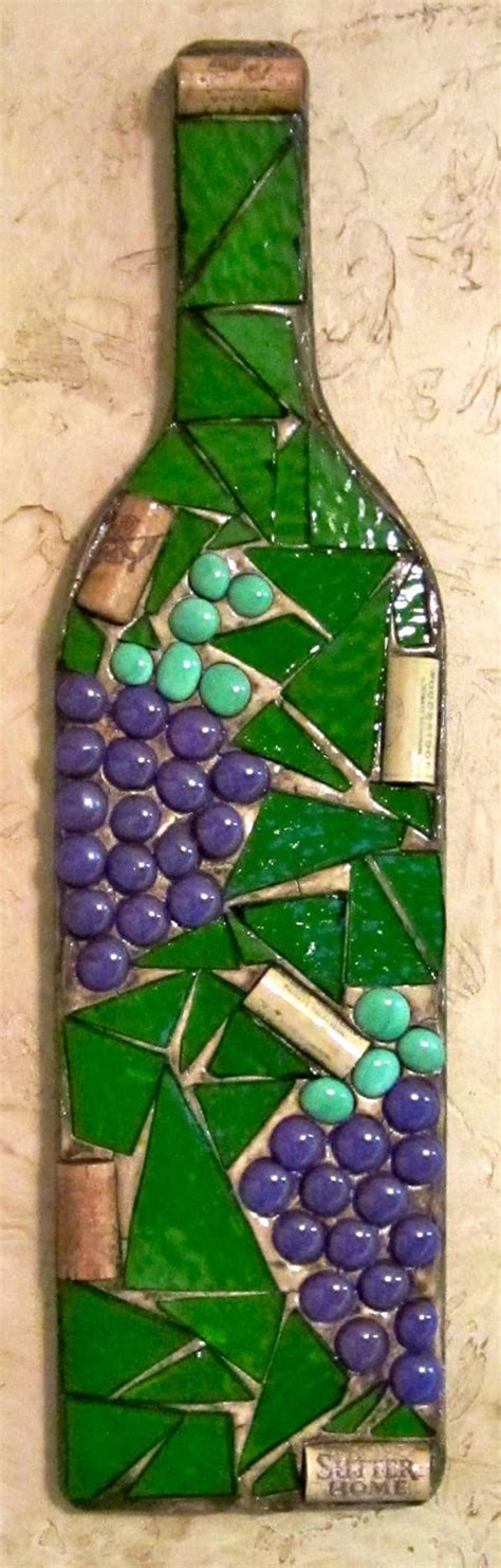 Maybe you would like to learn more about one of these? Mosaic Wine Bottle Wall Hangings | Etsy in 2021 | Wine bottle wall, Mosaic bottles, Bottle wall