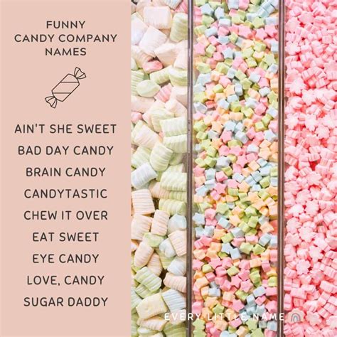 108 best candy company names sweet creative and classic every little name