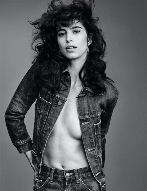 Mica Arganaraz Rocks Denim And Leather Looks For Vogue Paris Denim Fashion Editorial Denim