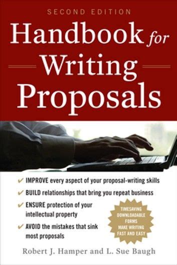Handbook For Writing Proposals Second Edition Proposal Writing