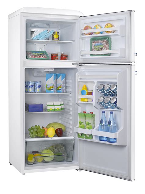 Best Buy Galanz Retro 10 Cu Ft Top Freezer Refrigerator White Glr10tweefr