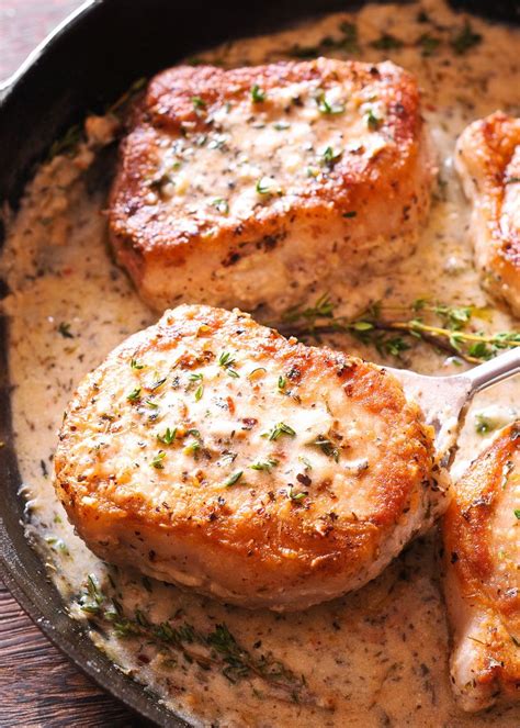 Place pork chops in a large baking dish. Creamy Boneless Pork Chops | Pork recipes, Boneless pork ...