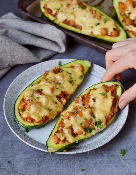 Cheese Stuffed Zucchini Boats Tuna And Veggie Stuffed Zucchini Boats