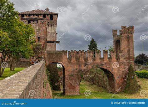 Medieval Castle Of Soncino Province Of Cremona Lombardy Region