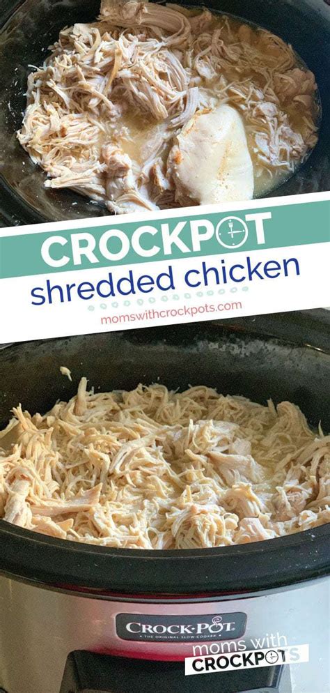 * exported from mastercook *. Crockpot Shredded Chicken Recipe - Perfect for Meal Prep ...