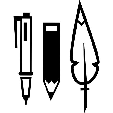 Pen Pencil An Feather Vector Svg Icon Svg Repo