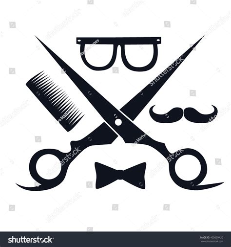 Crmla Scissors Logo For Barber Shop