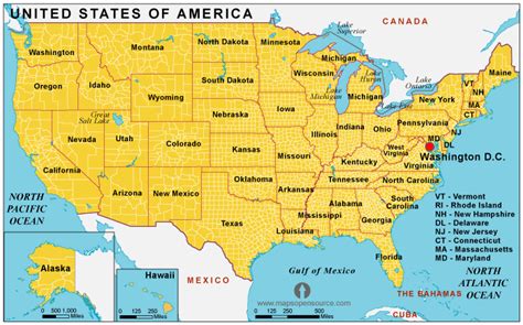 United States Of America Country Profile Free Maps Of United States