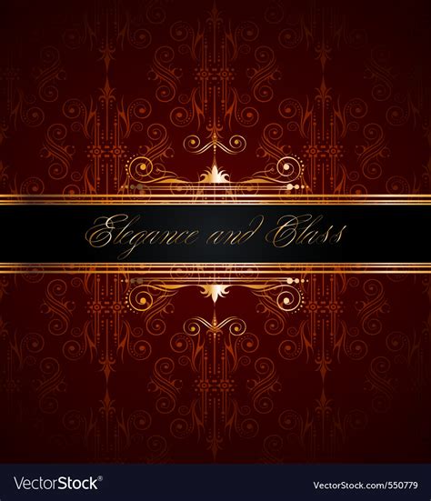 Elegant Wallpaper Royalty Free Vector Image Vectorstock