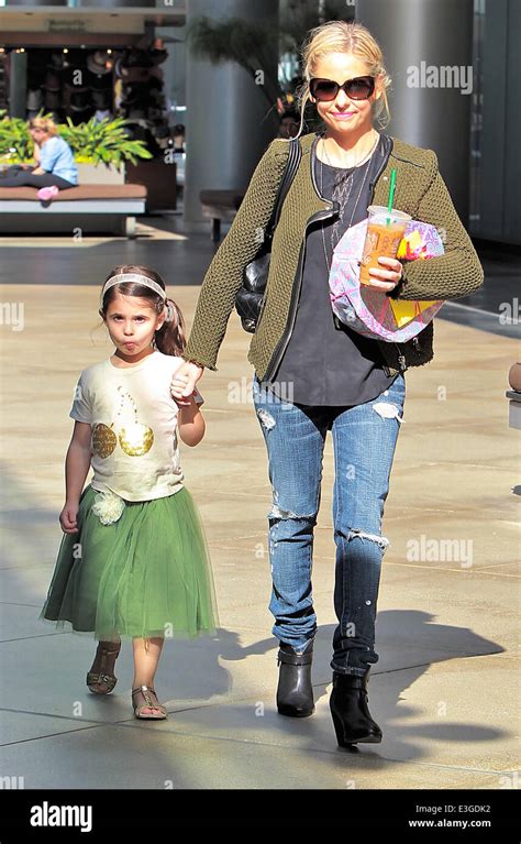 Sarah Michelle Gellar Takes Her Daughter Charlotte To Watch A Movie