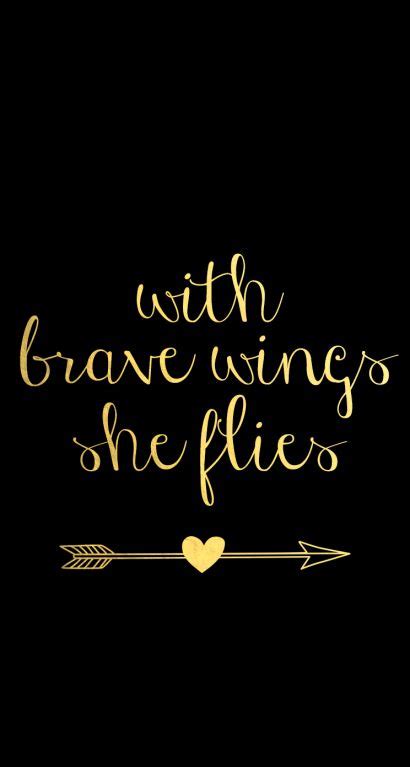 And i feel like crap. Black gold brave wings arrow iphone phone wallpaper background lock screen | Inspirational ...