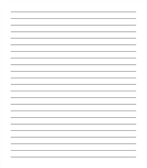 Download Printable Lined Paper Template College Ruled 71mm Pdf
