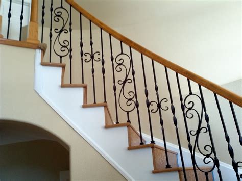 Baluster Railing Designs Wood Stairs And Rails And Iron Balusters