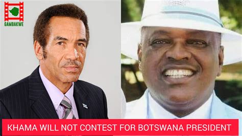 Masisi Has Destroyed Democracy In Botswana Ian Khama Gambakwe Media