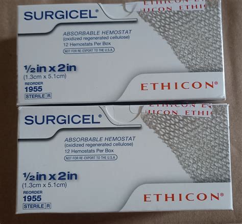 Surgicel Absorbable Hemostat 1box Pack Of 12 ½in X 2in Lazada Ph