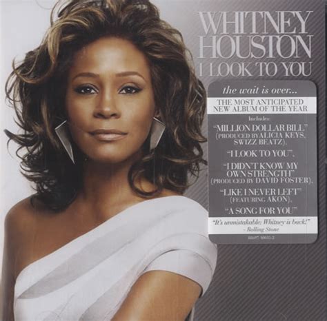 Whitney Houston I Look To You Hong Kong Cd Album Cdlp 486922