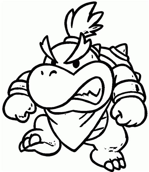 Bowser Jr Coloring Pages Coloring Home