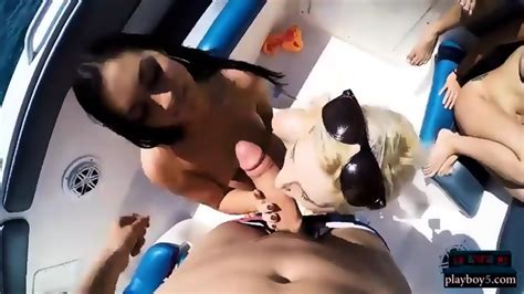 Teen Hotties Get Naked And Fucking On A Speed Boat