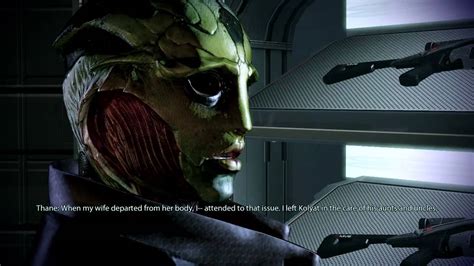 Mass Effect 2 Thane And His Son Youtube