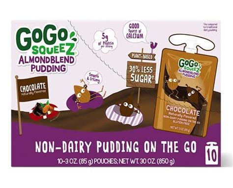 Gogo Squeez Almond Blend Chocolate Pudding Aldi — Usa Specials Archive