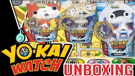 Unboxing Yo Kai Watch Figuras Youtube