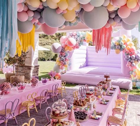 Inside Khloé Kardashians Pastel Themed 3rd Birthday Party For Her