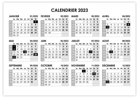 Imprimable Tunisie 2023 Calendrier 2023 Calendrier