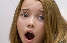 girl shocked young stock portrait fotosearch