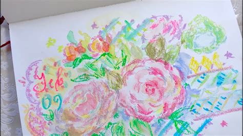 Using Oil Pastels And Other Mediums With Watercolor Youtube