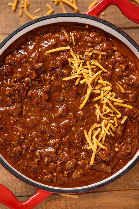 Unfortunately, chili's version struck out in terms of texture and flavor. Best Ever Texas Chili Recipe - Dinner, then Dessert