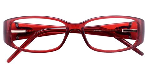 Jude Rectangle Prescription Glasses Burgundy Crystal Women S Eyeglasses Payne Glasses