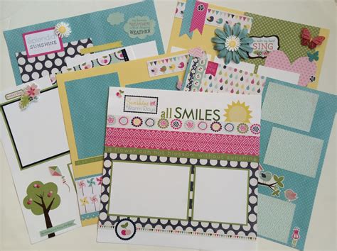 Scrapbook Layout And Mini Album Kits Printable Cards