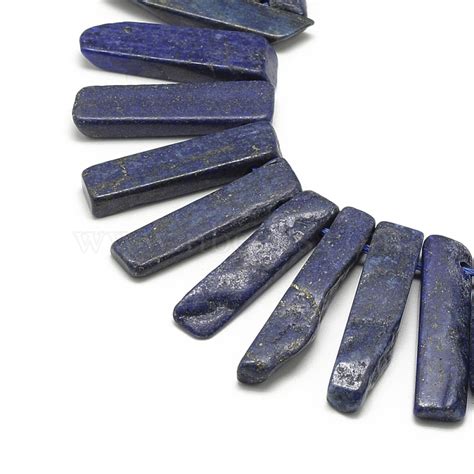 Natural Lapis Lazuli Beads Strands Top Drilled Beads Dyed Rectangle
