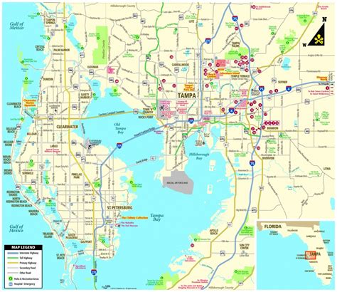 Map Of Hotels In Tampa Florida Printable Maps