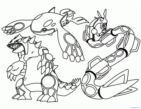 Giratina Legendary Pokemon Coloring Lesson Kids Coloring Page
