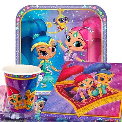 Shimmer And Shine 8 Person Value Party Pack Partyrama