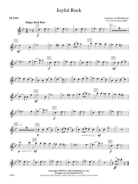 Joyful Rock Flute By Digital Sheet Music For Part Download And Print Ax 00 Pc 0000819 F1