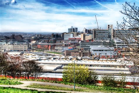 Sheffield Skyline England Sheffield Is A City And Metrop Flickr